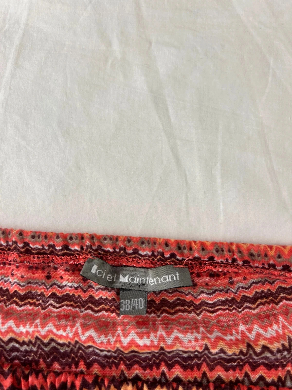 Blusa de listras rosa e multicolor vintage ici & maintenant – photo 5